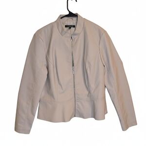 Baccini Women's Soft Pink Leather Jacket